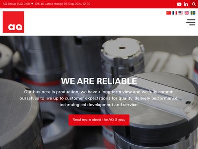 AQ Group – a global manufacturer of components and systems for