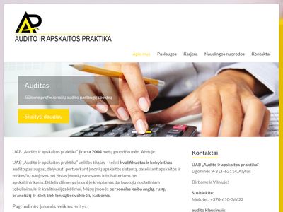 UAB "Audito ir apskaitos praktika"  www.auditaspraktika.