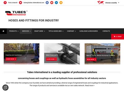 Hoses and fittings for industry – Tubes International